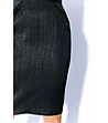 Черна вталена рокля Gabri-4 снимка