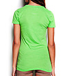 Зелена дамска тениска с жълт надпис Immie-1 снимка