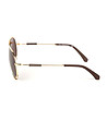 Дамски слънчеви очила в златисто и кафяво Serenity-2 снимка