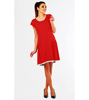 Червена рокля Modesta снимка