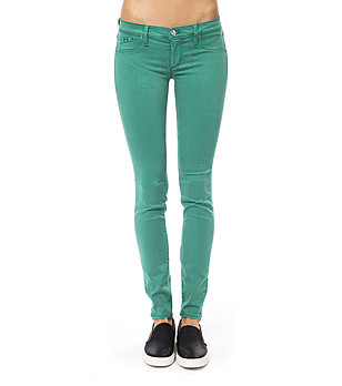 Зелен дамски панталон Helena снимка