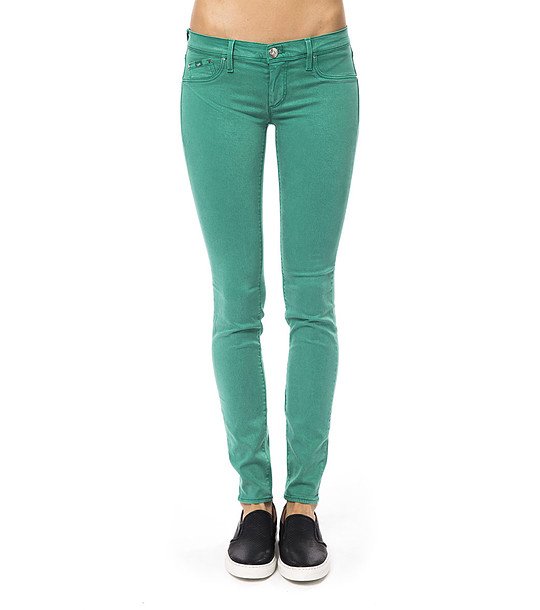 Зелен дамски панталон Helena снимка