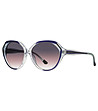 Дамски слънчеви очила със сини кантове-0 снимка