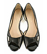 Черни дамски кожени обувки Falia-1 снимка