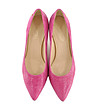Розови дамски кожени обувки Daria-1 снимка