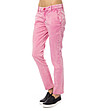Памучен дамски панталон в розово Nelly-2 снимка