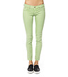 Светлозелен дамски панталон Helena с памук-0 снимка