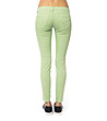 Светлозелен дамски панталон Helena с памук-1 снимка