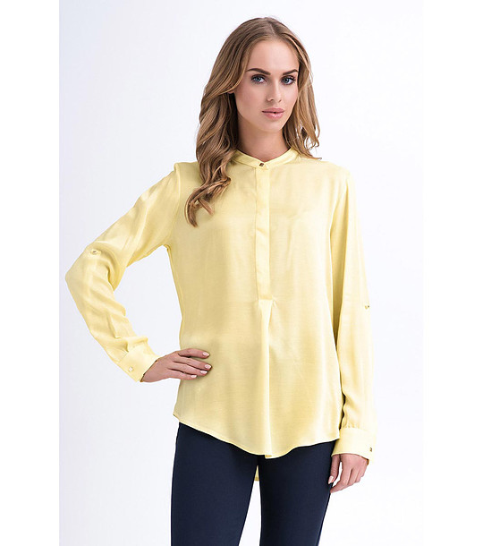 Жълта дамска блуза Karen снимка