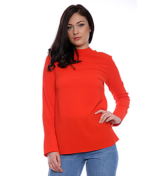 Оранжева дамска блуза Zorana снимка