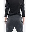 Спортен дамски панталон в тъмносиво-3 снимка