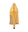 Дамски обувки от естествена кожа в цвят горчица Sesilia-4 снимка