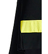 Черна дамска блуза на райета Caryn-1 снимка