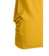 Жълта дамска блуза с асиметричен дизайн-2 снимка