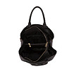 Черна дамска чанта от естествена кожа Rona-3 снимка
