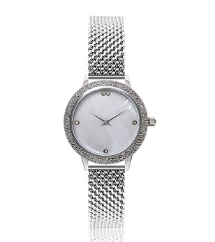 Дамски часовник в сребристо Claret снимка