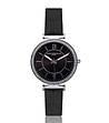 Дамски часовник в сребристо и черно Diana-0 снимка