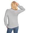 Сив плетен дамски пуловер Roxy-1 снимка