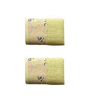 Комплект от 2 памучни светлозелени хавлии Mabella снимка