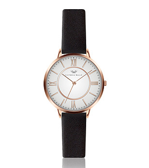 Дамски часовник в розовозлатисто, черно и бяло Lia снимка