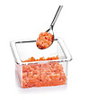 Комплект от 3 квадратни ринга за оформяне на храна в оранжево-4 снимка