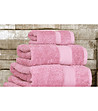 Комплект от 3 розови памучни хавлии Karya-0 снимка
