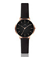 Дамски часовник в черно и розовозлатисто Moni-0 снимка