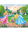 Детско пoларено одеяло Принцесите на Дисни 130х160 см-0 снимка