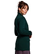 Памучно дамско сако в зелено Amedia-1 снимка