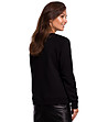 Памучна черна блуза Susan-1 снимка
