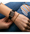 Дамски часовник в розовозлатисто и черно с допълнителна верижка Muria-2 снимка