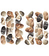 Стикер за стена Речни камъчета-1 снимка