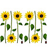 Декоративен стикер за стена Слънчогледи-1 снимка
