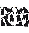 Стикер за стена Черни котета-1 снимка