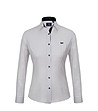 Дамска памучна риза в бяло Lonnie-0 снимка