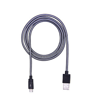Черен USB кабел за бързо зареждане за Samsung Galaxy снимка