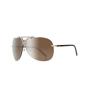 Unisex слънчеви очила с кафяви дръжки снимка