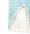 Синя рокля с бели плисета-3 снимка