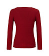 Червен дамски пуловер Lisha-1 снимка