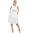 Бяла рокля с дантела-0 снимка
