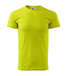 Мъжка памучна тениска в цвят лайм Peter-0 снимка