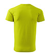 Мъжка памучна тениска в цвят лайм Peter-1 снимка