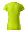 Памучна дамска тениска в цвят лайм Rita-1 снимка