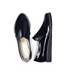 Черни дамски кожени обувки Bety-1 снимка