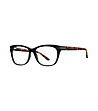 Дамски рамки за очила в черно и кафяви нюанси-0 снимка