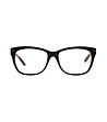 Дамски рамки за очила в черно и кафяви нюанси-1 снимка