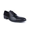 Черни мъжки кожени обувки Alek-0 снимка
