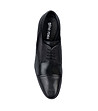 Черни мъжки кожени обувки Alek-1 снимка