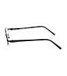 Черни метални unisex рамки за очила-3 снимка