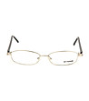 Сребристи метални рамки за очила с черни дръжки-2 снимка